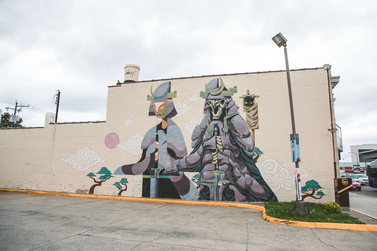 Richmond VA - Mural Project Paint Color Art - The Fan Museum District Broad St Level Bar 02.JPG